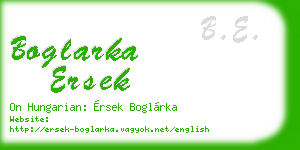 boglarka ersek business card