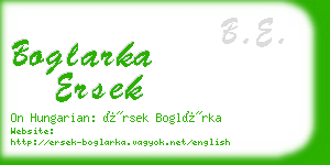 boglarka ersek business card